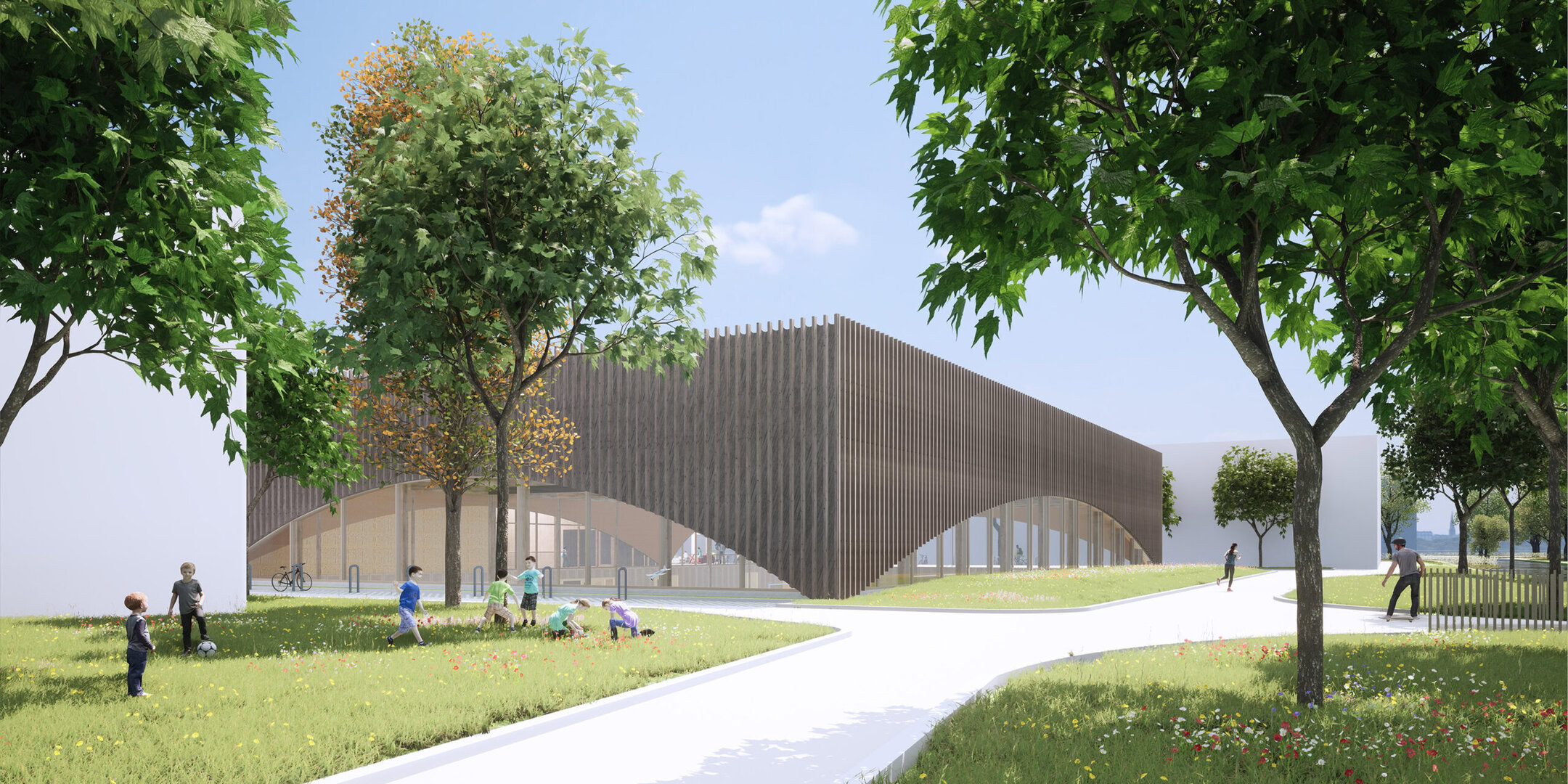Sporthal met horeca Lincolnpark