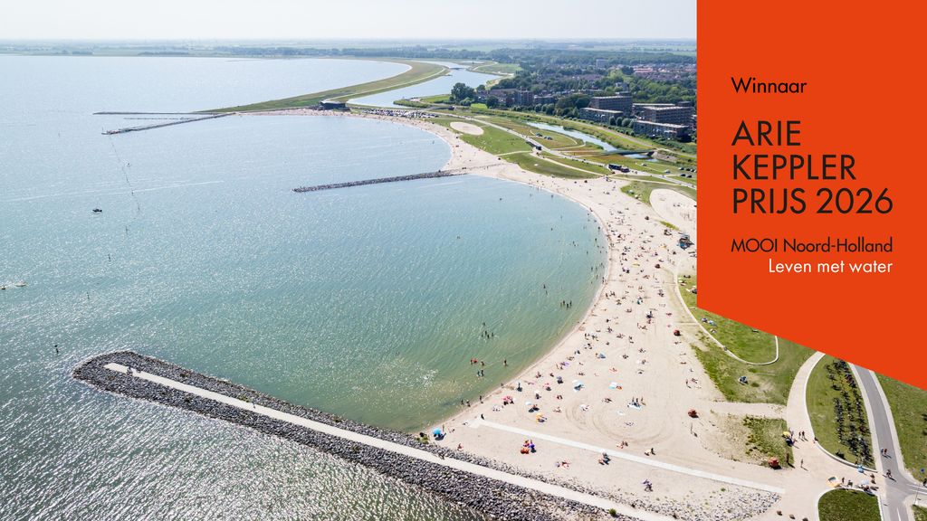 Winnaar Leven met water Versterking Markermeerdijken en bruggen stadsstrand Hoorn ©Arcadis